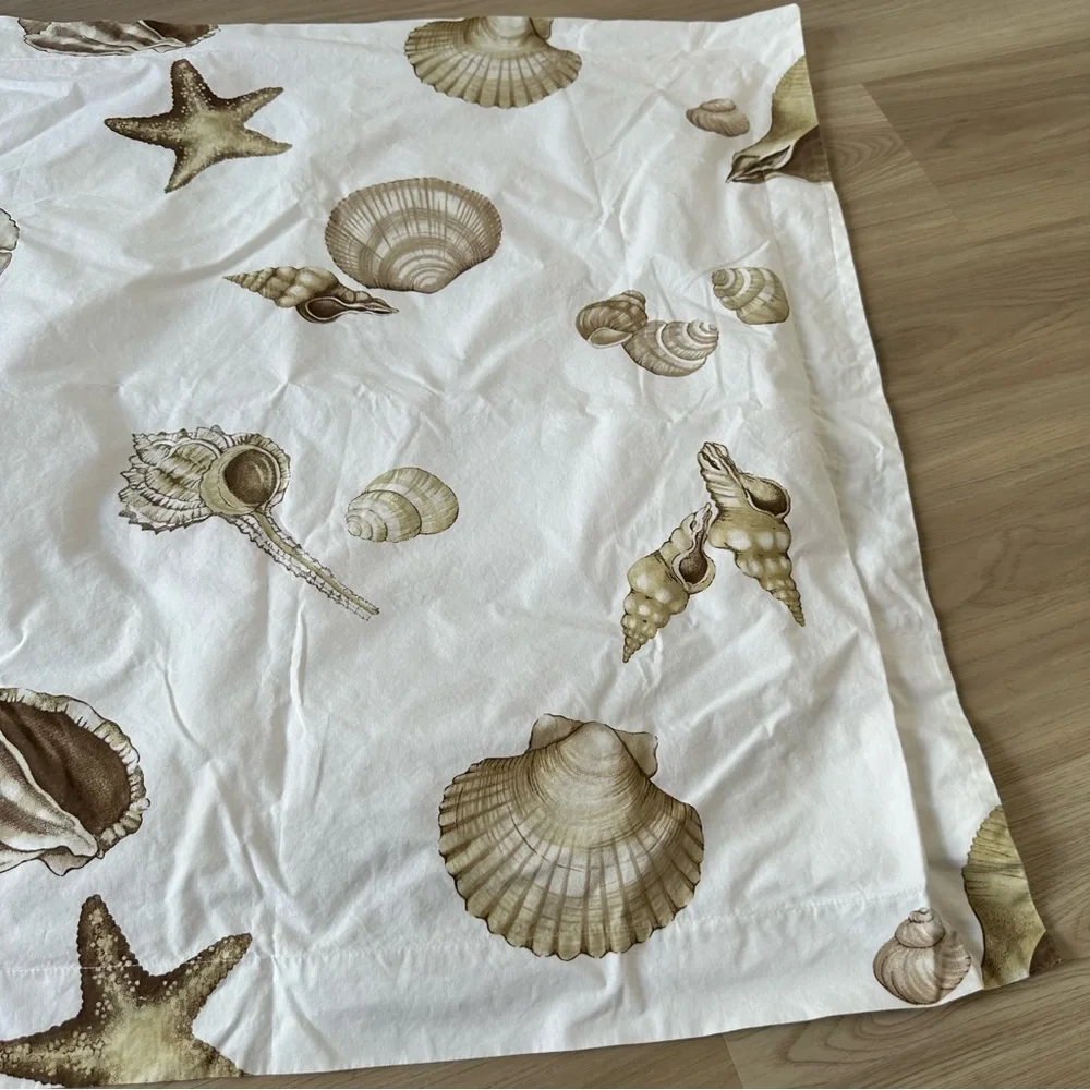 1 Pottery Barn Euro European Sea Shell Sham